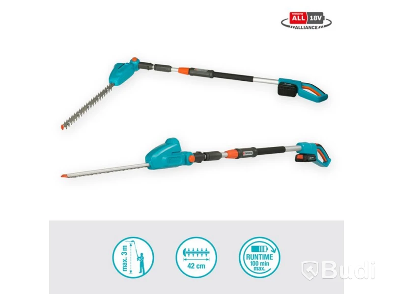 Stånghäcksax Gardena, Powerforall THS 18V 42CM 1X2,5AH