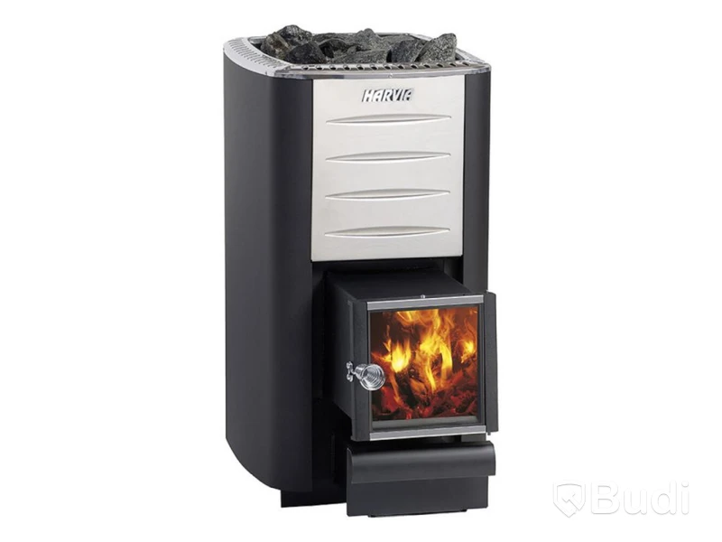 (NEW) Harvia sauna heater, Pro 20, wood-fired, 24.1 kW, black