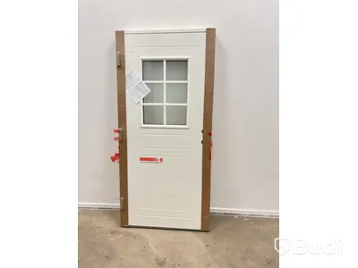 YTTERDÖRR SOLID ELEMENTS LUND 10X21 VIT VÄNSTER