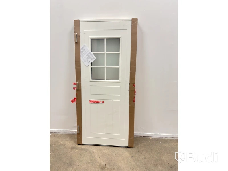 YTTERDÖRR SOLID ELEMENTS LUND 10X21 VIT VÄNSTER