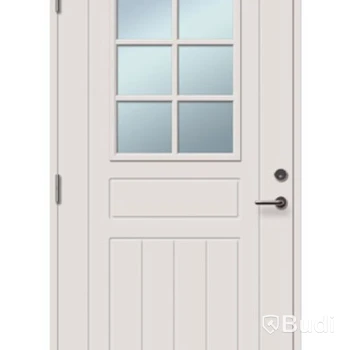 YTTERDÖRR SOLID ELEMENTS LUND 10X21 VIT VÄNSTER