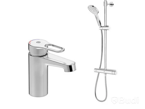 BLANDARPAKET GUSTAVSBERG SKANDIC TAKDUSCHSET 160CC OCH TVÄTTSTÄLLSBLANDARE