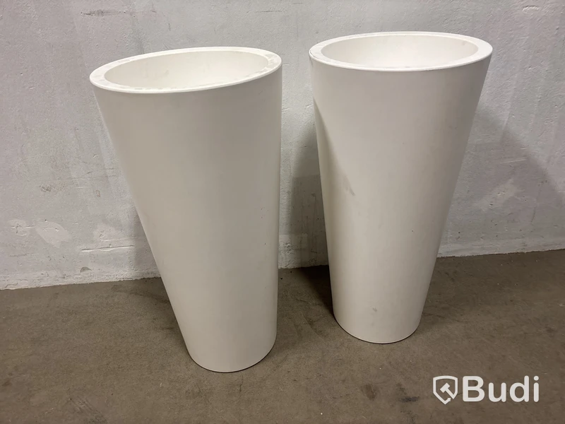 2 st. UTEKRUKA ELHO PURE STRAIGHT ROUND HIGH 41L 50X102,5CM VIT