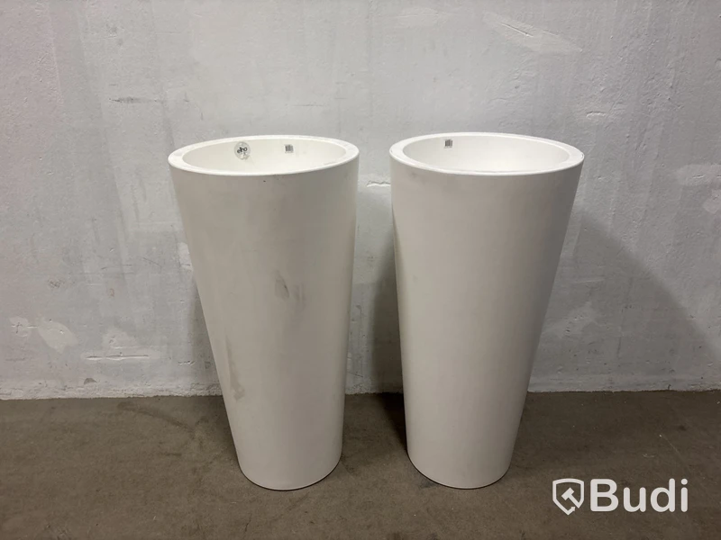 2 st. UTEKRUKA ELHO PURE STRAIGHT ROUND HIGH 41L 50X102,5CM VIT