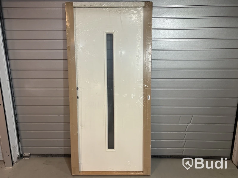 l(NY) YTTERDÖRR SOLID ELEMENTS VÄXJÖ M10X21 VÄNSTER VIT