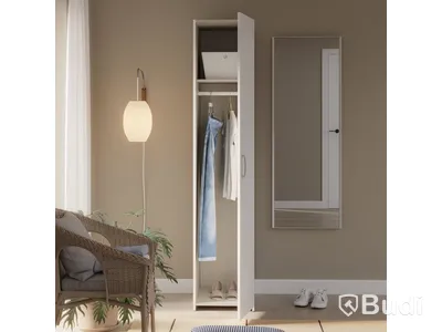 GARDEROB SLÄT 40CM VIT