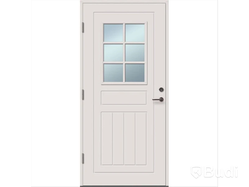 YTTERDÖRR SOLID ELEMENTS LUND 10X21 VIT VÄNSTER