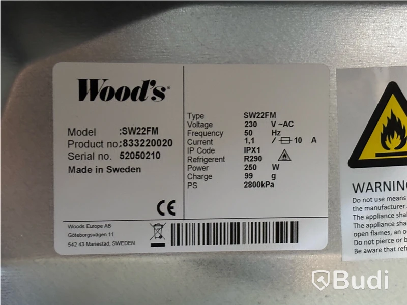 AVFUKTARE WOODS SW22F METALLIC
