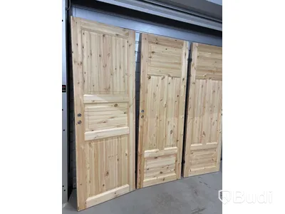 3 st. INNERDÖRR SOLID ELEMENTS FURU OBEHANDLAD 4-SPEGLAR 8X21
