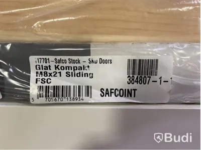 SKJUTDÖRR SAFCO SLÄT KOMPAKT M8X21