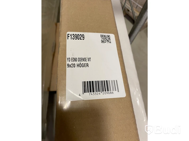 YTTERDÖRR SOLID ELEMENTS ODENSE 9X20 HÖGER VIT