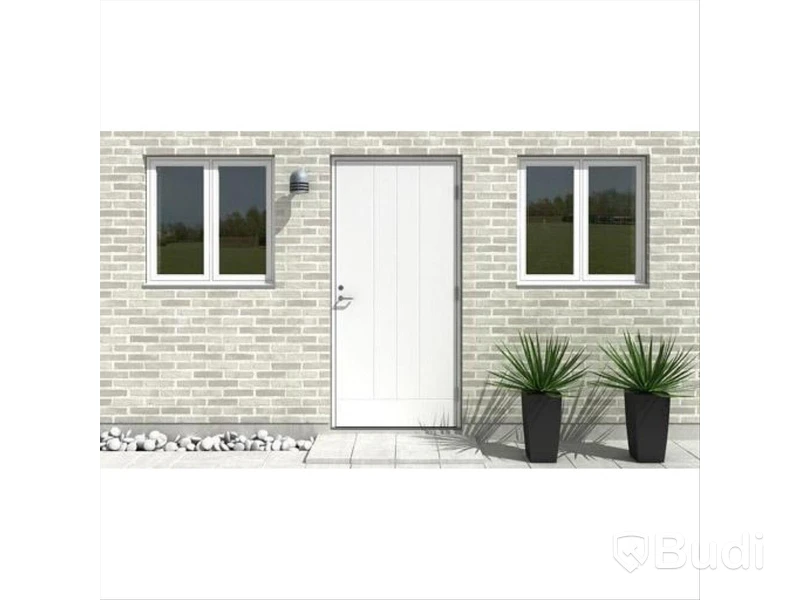 YTTERDÖRR SOLID ELEMENTS YSTAD 10X21 HÖGER VIT