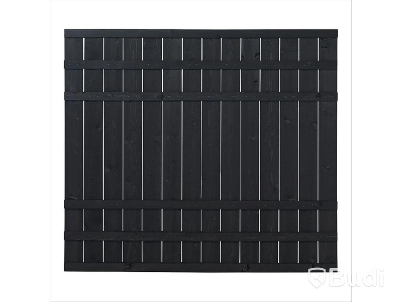 VINDSKYDD PLUS RUSTIK 180X158CM SVART