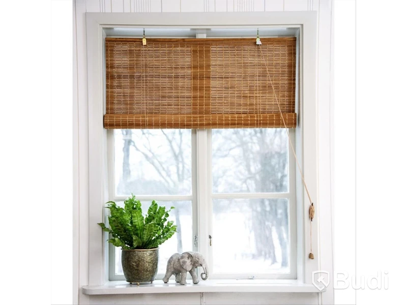 3 st. RULLGARDIN BAMBU EKFÄRGAD 100X160 CM