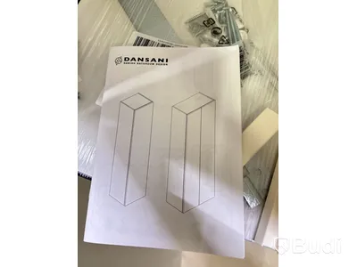 Högskåp Dansani, 1 lucka, vit matt, 40 cm