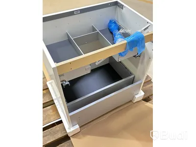 TVÄTTSTÄLLSSKÅP DANSANI, U24-1010, VIT MATT, 60 CM