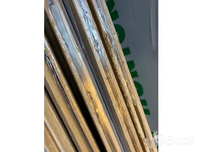 ca 25,7 kvm VÄGGPANEL HUNTONIT FAS 6 BORD PILASTER BLÅ 11X620X2390 MM