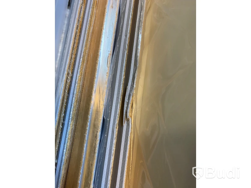 ca 25,7 kvm VÄGGPANEL HUNTONIT FAS 6 BORD PILASTER BLÅ 11X620X2390 MM