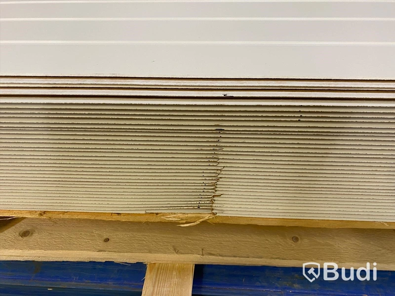 ca 43 kvm VÄGGPANEL SMARTPANEL BOMULL SKYGGE VIT 6X620X2390 MM