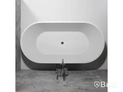 BADKAR RIVA FLORIDA FRISTÅENDE VIT 150 CM