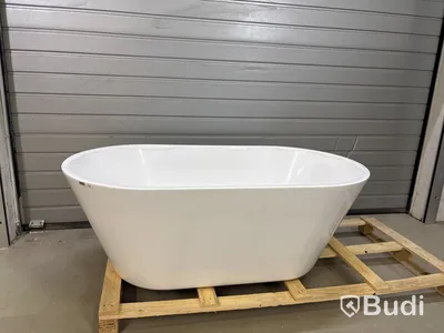 BADKAR RIVA FLORIDA FRISTÅENDE VIT 150 CM