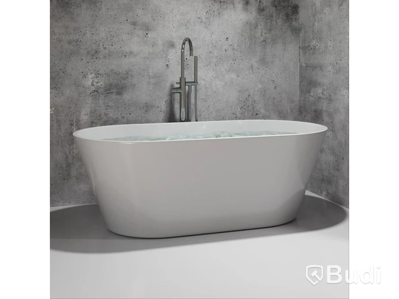 BADKAR RIVA FLORIDA FRISTÅENDE VIT 150 CM