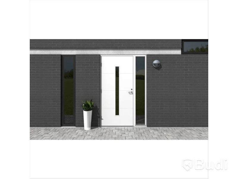 SIDOLJUS SOLID ELEMENTS TILL YTTERDÖRR VIT, 3x21