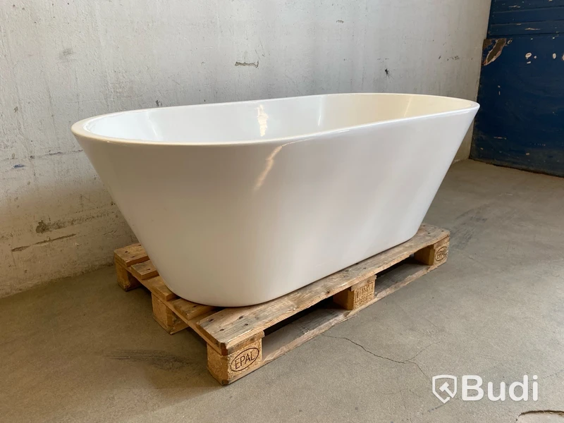 BADKAR BATH DELUXE FLORIDA FRISTÅENDE VIT 160 CM