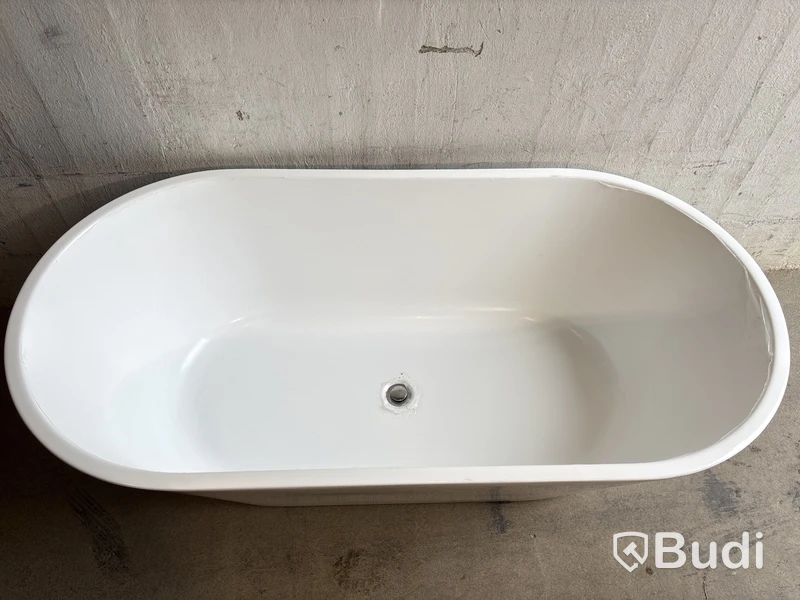 BADKAR BATH DELUXE FLORIDA FRISTÅENDE VIT 160 CM