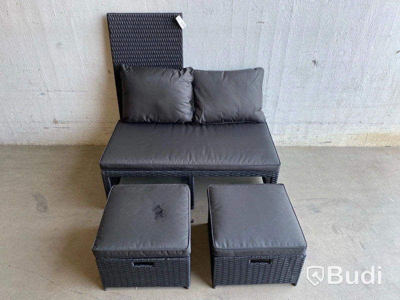 LOUNGESET SUNFUN LUND SVART