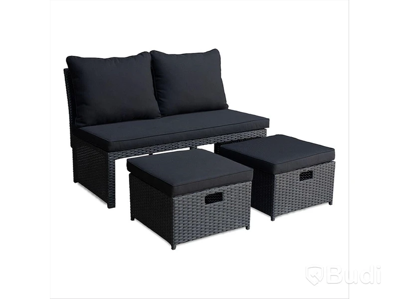 LOUNGESET SUNFUN LUND SVART