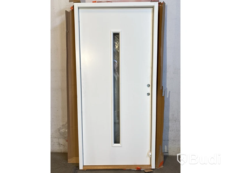 YTTERDÖRR SOLID ELEMENTS VÄXJÖ VIT 10X21 HÖGER
