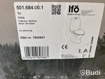 TOALETT IFÖ VINTA RIMFREE S-LÅS