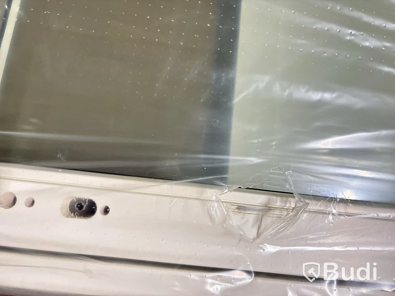 ALTANDÖRR SOLID ELEMENTS VHED 3-GLAS TRÄ VIT 10X21 VÄNSTER