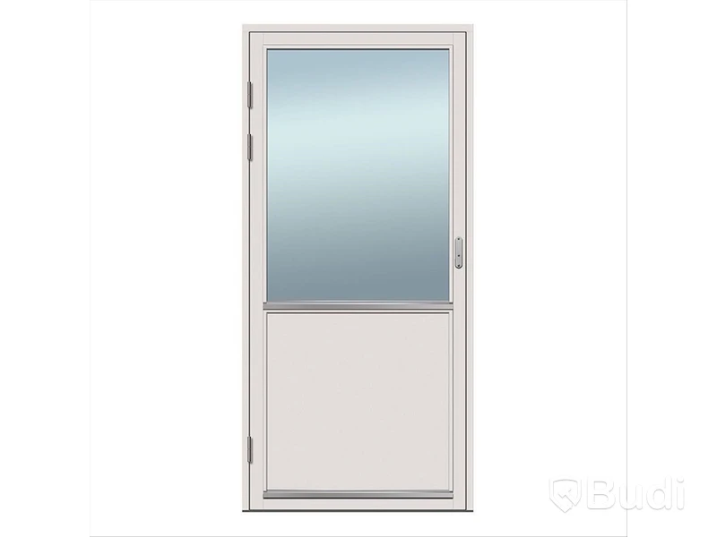 ALTANDÖRR SOLID ELEMENTS VHED 3-GLAS TRÄ VIT 10X21 VÄNSTER