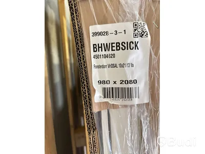 ALTANDÖRR SOLID ELEMENTS VHDSAL ALUMINIUM 10x21 VÄNSTER