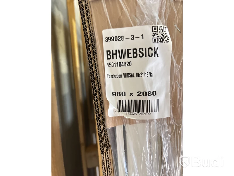 ALTANDÖRR SOLID ELEMENTS VHDSAL ALUMINIUM 10x21 VÄNSTER