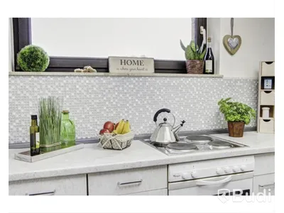 0,553 kvm Mosaik glas natursten XIC 1011 vit