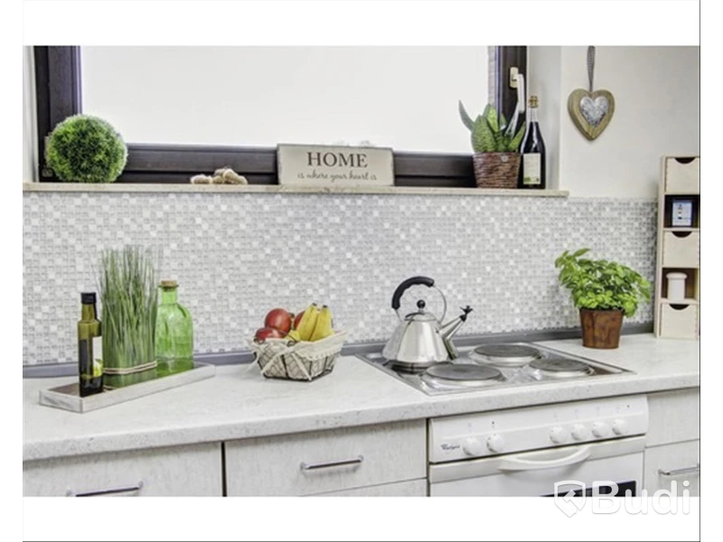 0,553 kvm Mosaik glas natursten XIC 1011 vit