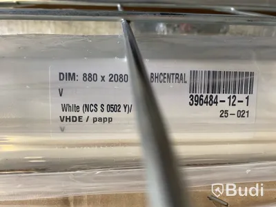 ALTANDÖRR SOLID ELEMENTS VHED 3-GLAS TRÄ VIT, 9X21, VÄNSTER