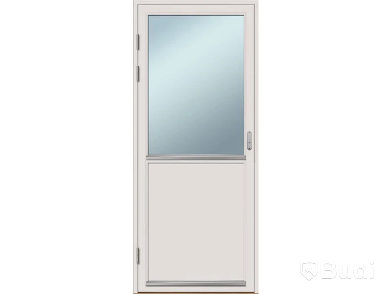 ALTANDÖRR SOLID ELEMENTS VHED 3-GLAS TRÄ VIT, 9X21, VÄNSTER