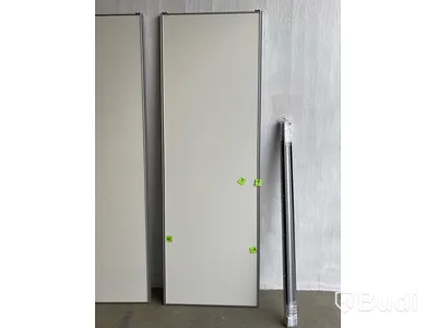 SKJUTDÖRR 1530X2355MM VIT 2-PACK