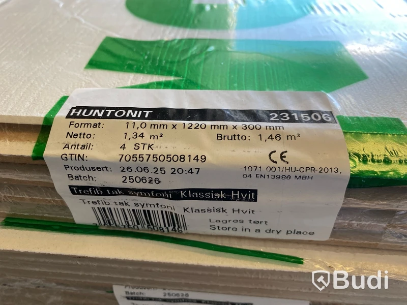 20,16 kvm TAKPANEL HUNTONIT SYMFONI 0500-N 11X300X1220MM