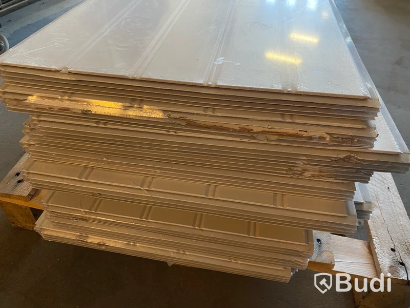 45,24 kvm TAKPANEL MOELVEN REGINA PÄRLSPONT VIT 6X405X2435MM