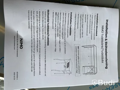 TVÄTTBÄNK NIMO TB 1200 T VIT 120CM