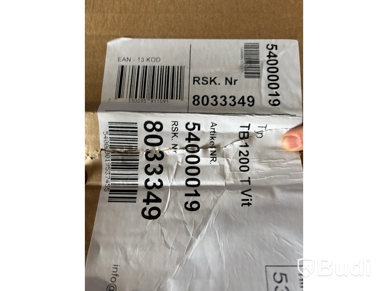 TVÄTTBÄNK NIMO TB 1200 T VIT 120CM