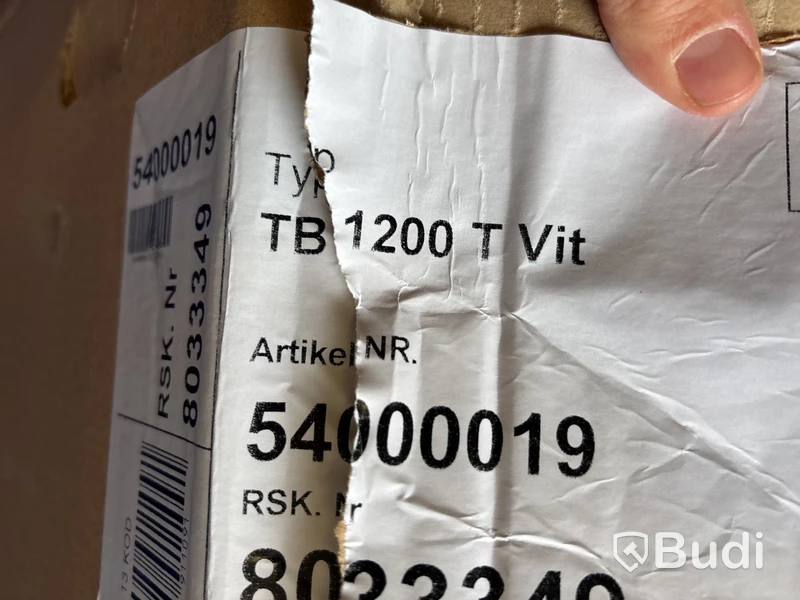 TVÄTTBÄNK NIMO TB 1200 T VIT 120CM
