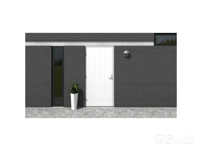 BRAND & LJUDDÖRR SOLID ELEMENTS YSTAD 10X21 VIT - HÖGER