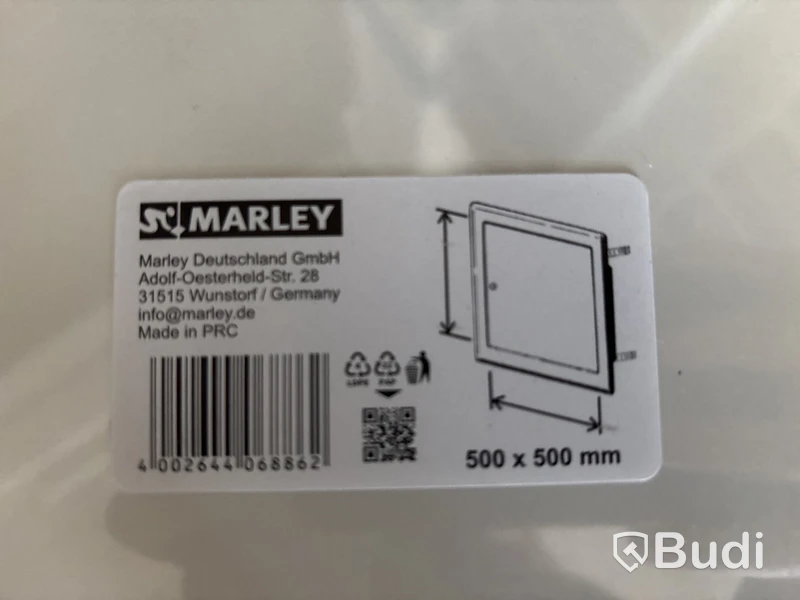3 st. INSPEKTIONSLUCKA 500X500 SOFTLINE FÖRZINKAD VIT