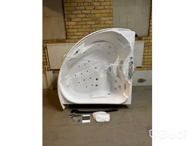 BUBBELBADKAR CAMARGUE ÄLVSBORG EXCLUSIVE 150X150 CM - RESERVDELSOBJEKT/REPARATIONSOBJEKT